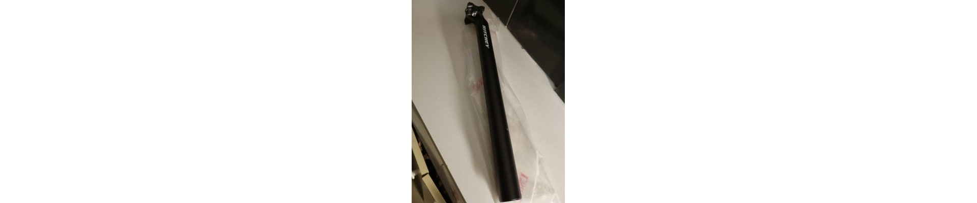 Reggisella Nero In Alluminio Ritchey 31,6x400mm Offset 25mm