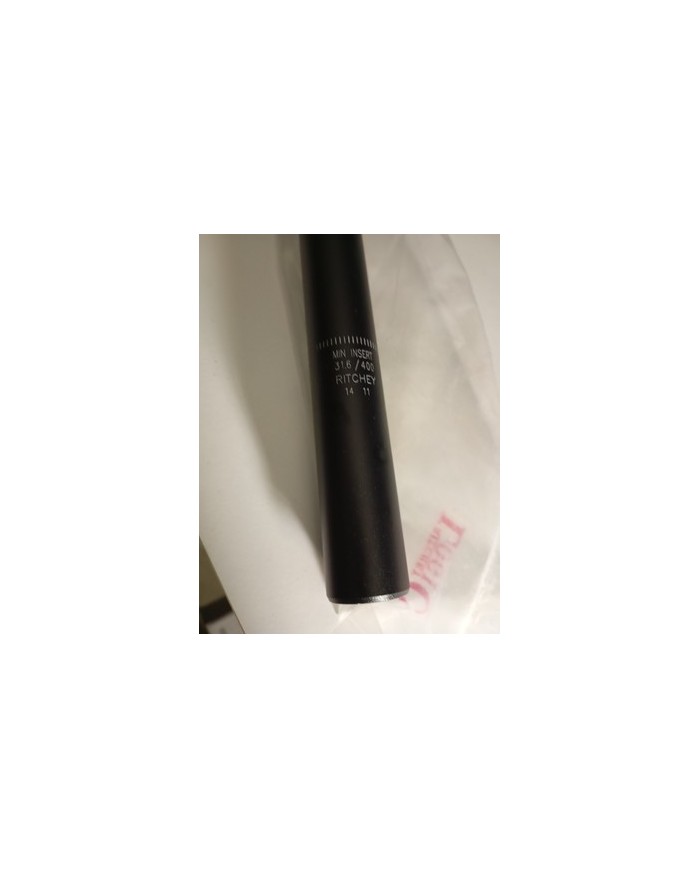 Reggisella Nero In Alluminio Ritchey 31,6x400mm Offset 25mm