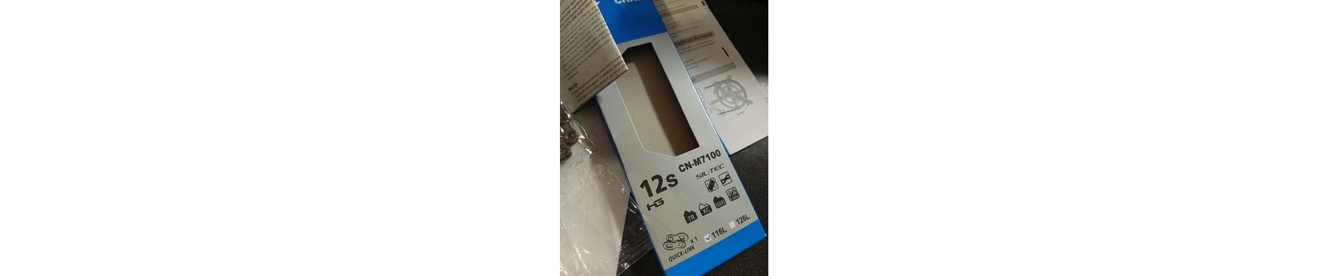 Shimano catena bici  SLX CN-M7100 Quick Link Catena 12v 116L