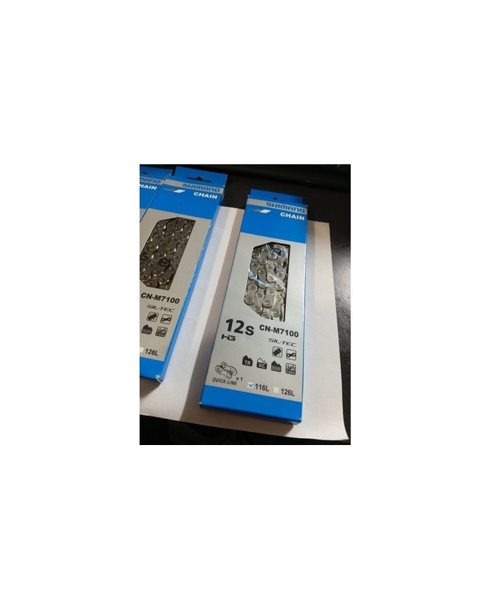Shimano catena bici  SLX CN-M7100 Quick Link Catena 12v 116L