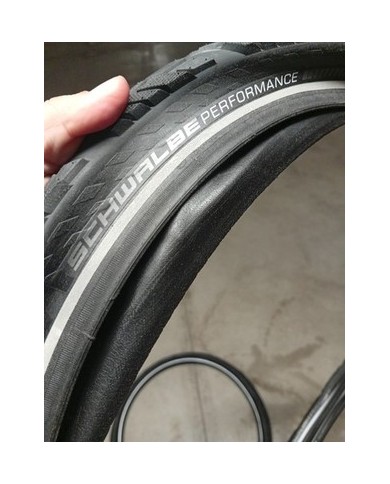 Coppia Di Copertoni Per E-bike 27,5 x 2,15 Schwalbe Marathon Per Camera D...