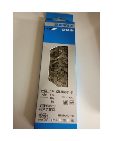 Shimano Bicicletta Catena CN-HG601-11 116 Arti Quick Link 11-Fach