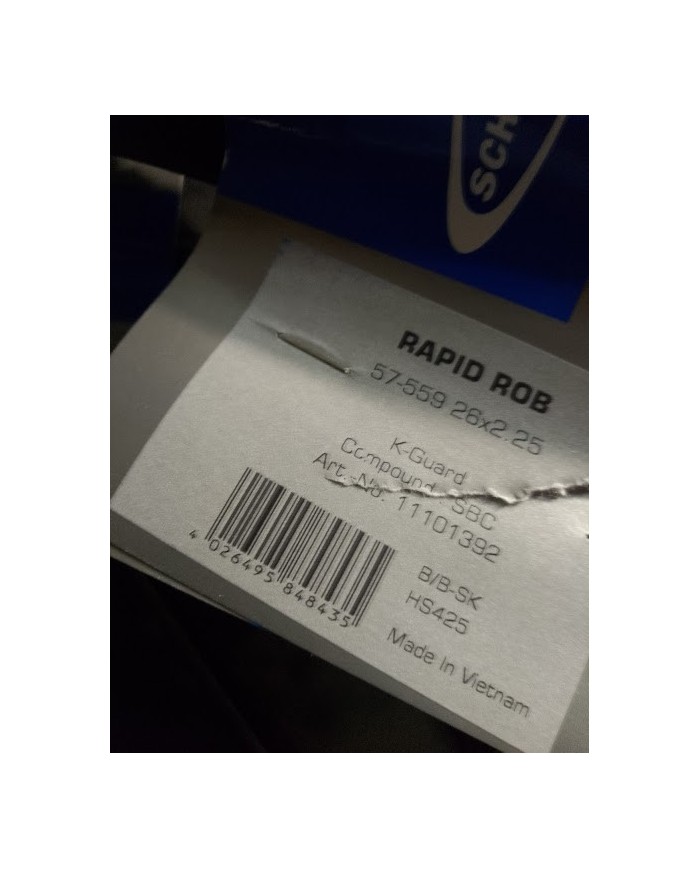 Schwalbe Rapid Rob SBC 26x2.25" coppia di copertoni mtb per camera aria no tubel