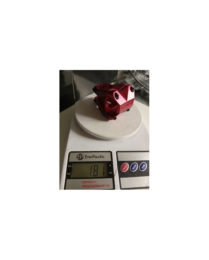 Stem MTB Sixpacm Kamikaze Diametro 31,8 Lunghezza 35mm Rosso