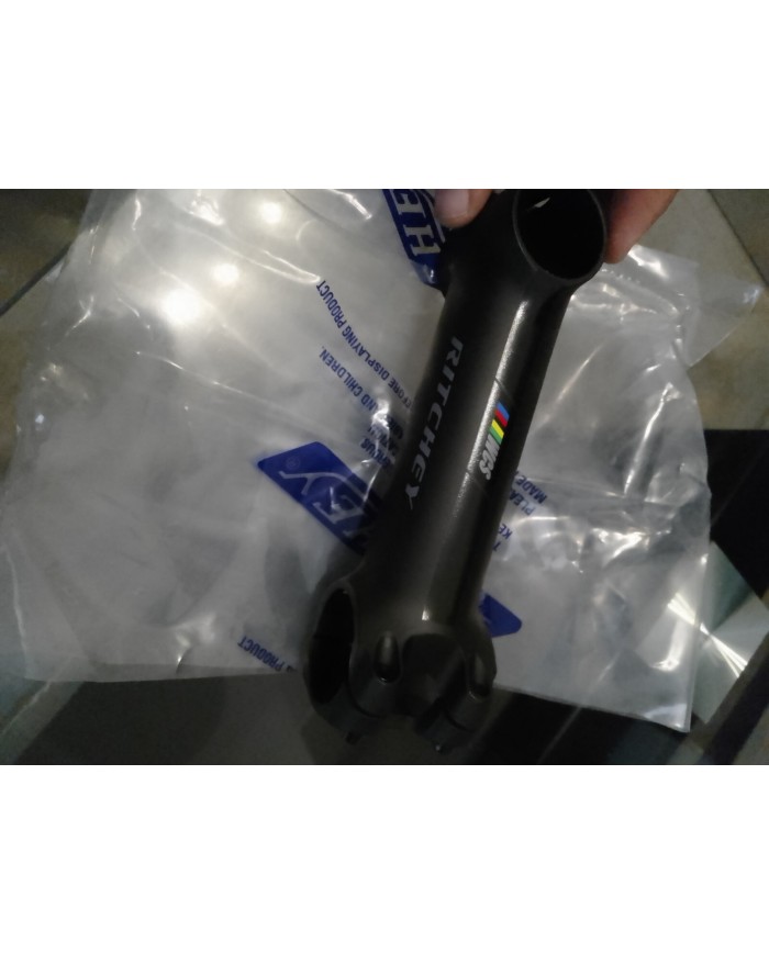 Stem attacco manubrio nuovo MTB o corsa in alluminio ritchey wcs c220 diam 31,8