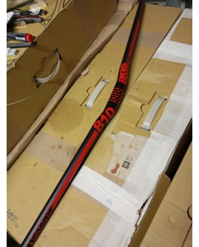 Manubrio MTB Diam 31.8 Lungh 81cm Alluminio Leggermente Rialzato Mezzo Pollice (