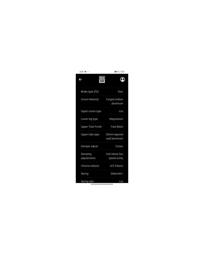 Forcella nuova e-bike 29 boost 160mm rockshox lyric base Model designator (SF)