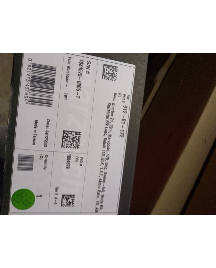 Forcella Marzocchi Bomber Z1 Grip 29 '' | Boost 15x110mm | offset 44 escurs 170m