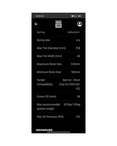 RockShox Forcella Ammortizzata - SID Select 3P - DebonAir+ | Charger XC - 29" |