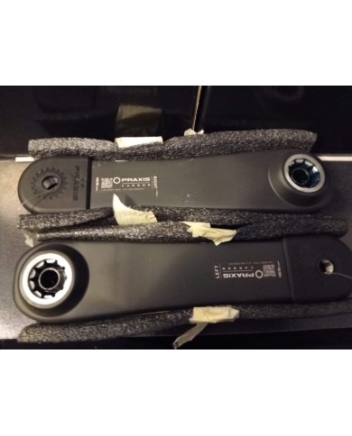 PRAXIS  Coppia Pedivelle Carbonio E-bike ISIS Per Motori Brose / Fazua 165mm model EC Bro - 160C for BROSE/FAZUA