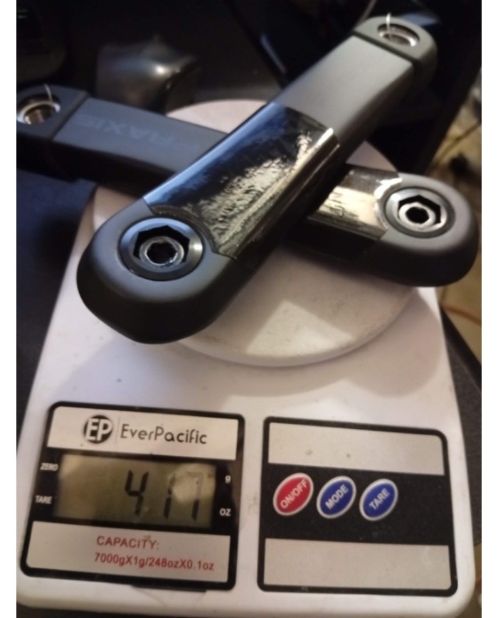 PRAXIS  Coppia Pedivelle Carbonio E-bike ISIS Per Motori Brose / Fazua 165mm model EC Bro - 160C for BROSE/FAZUA