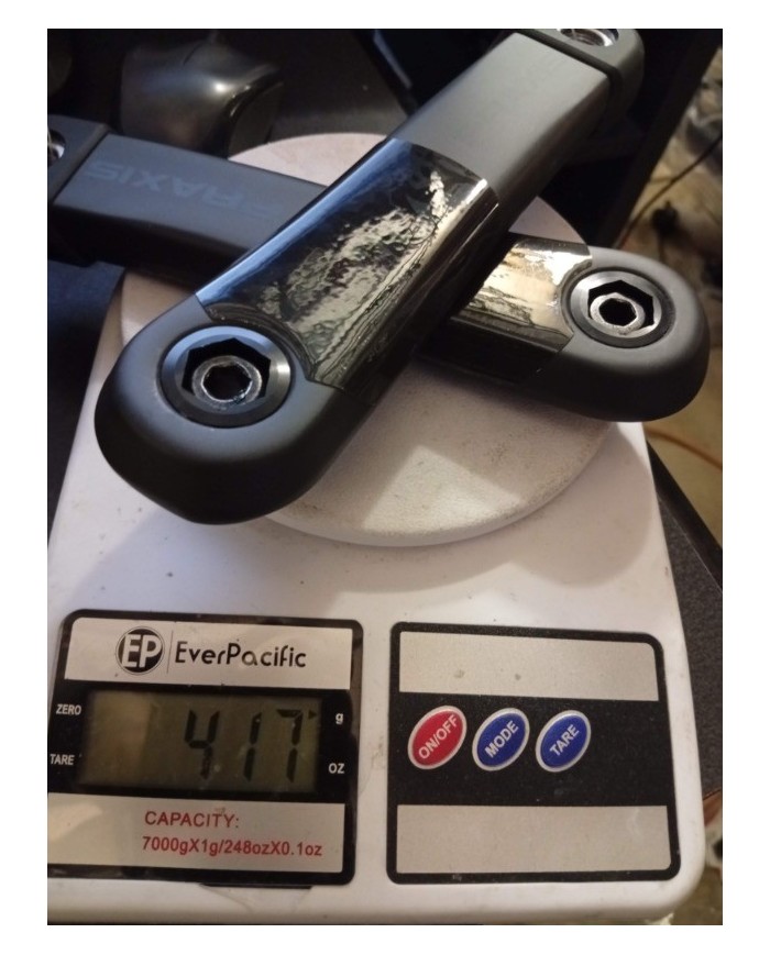 PRAXIS  Coppia Pedivelle Carbonio E-bike ISIS Per Motori Brose / Fazua 165mm model EC Bro - 160C for BROSE/FAZUA