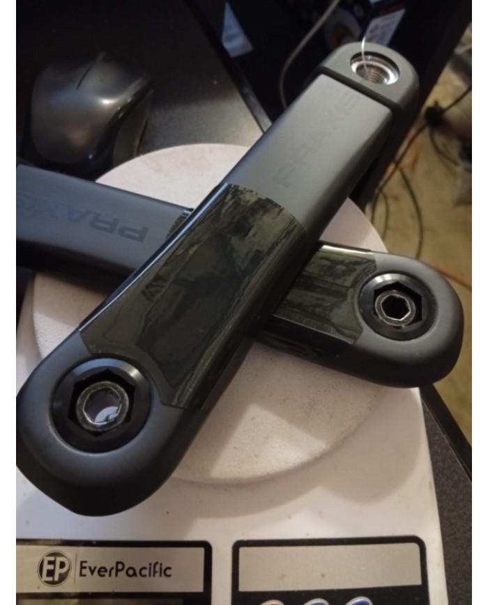 PRAXIS  Coppia Pedivelle Carbonio E-bike ISIS Per Motori Brose / Fazua 165mm model EC Bro - 160C for BROSE/FAZUA