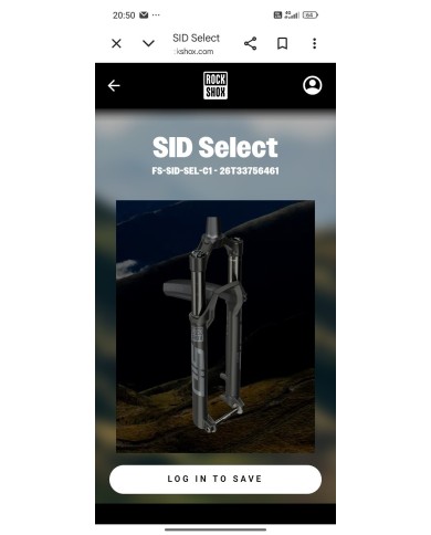 Rockshox Sid Select E-bike 120mm Boost Compreso Remoto.select charger RL offset 44mmBOOST