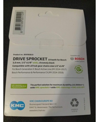 Pignone E-bike Bosch 19 Denti Per Bosch Seconda Gen e Cx