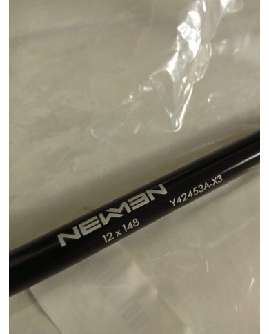 Perno passante MTB boost 12x148mm filetto da 1 lunghezza 168mm di cui 150 lisci 18 filettati