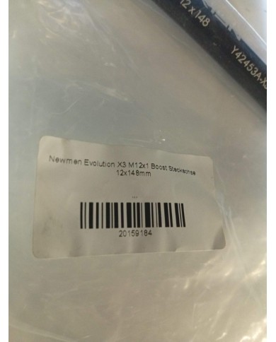 Perno passante MTB boost 12x148mm filetto da 1 lunghezza 168mm di cui 150 lisci 18 filettati