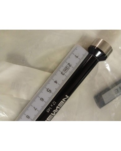 Perno passante MTB boost 12x148mm filetto da 1 lunghezza 168mm di cui 150 lisci 18 filettati