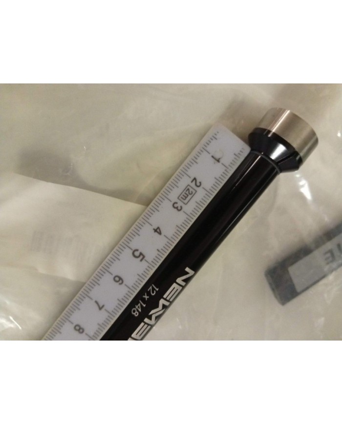 Perno passante MTB boost 12x148mm filetto da 1 lunghezza 168mm di cui 150 lisci 18 filettati