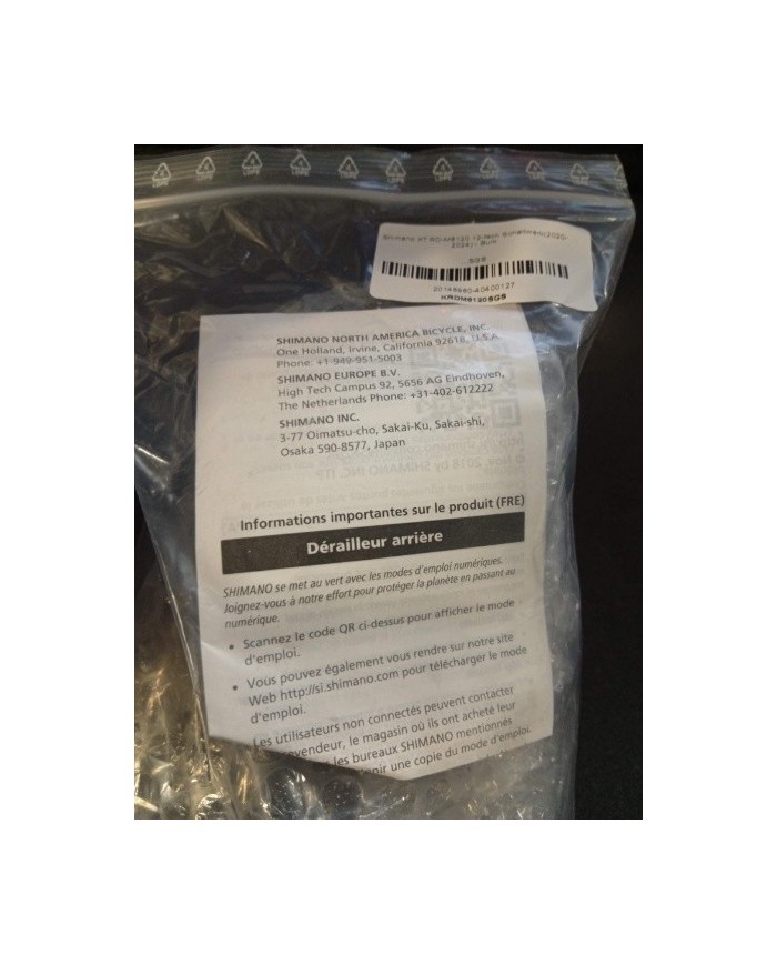 Cambio Posteriore Shimano Deore XT RD-M8120-SGS 2x12s 45T.