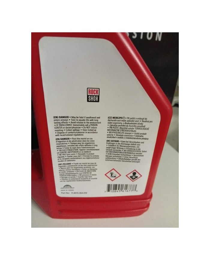 ROCK SHOX  Olio per Forcelle 5WT Pitstop 1 litro