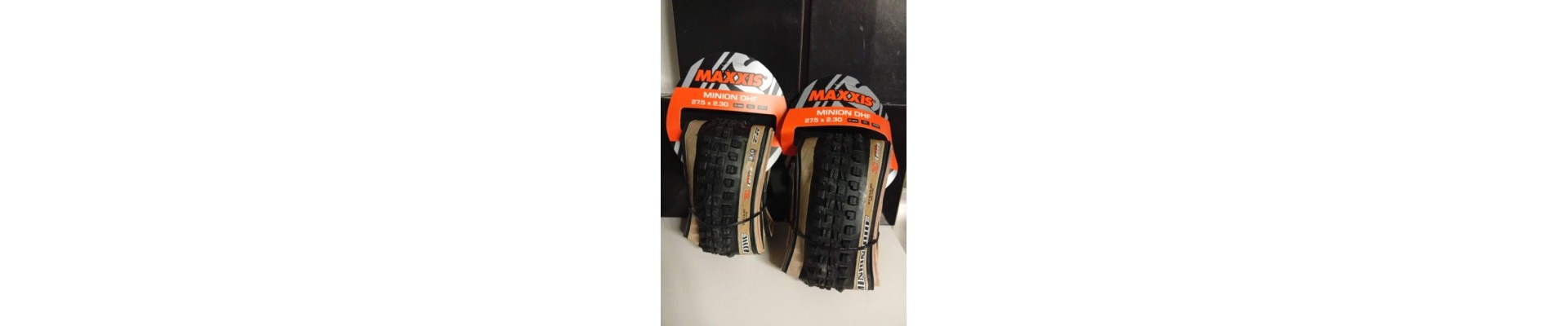 Coppia copertoni MTB 27,5x2,30 maxxis Minion dhf exo tubeless skinwall 3c maxterra 60tpi