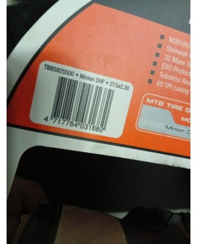 Coppia copertoni MTB 27,5x2,30 maxxis Minion dhf exo tubeless skinwall 3c maxterra 60tpi