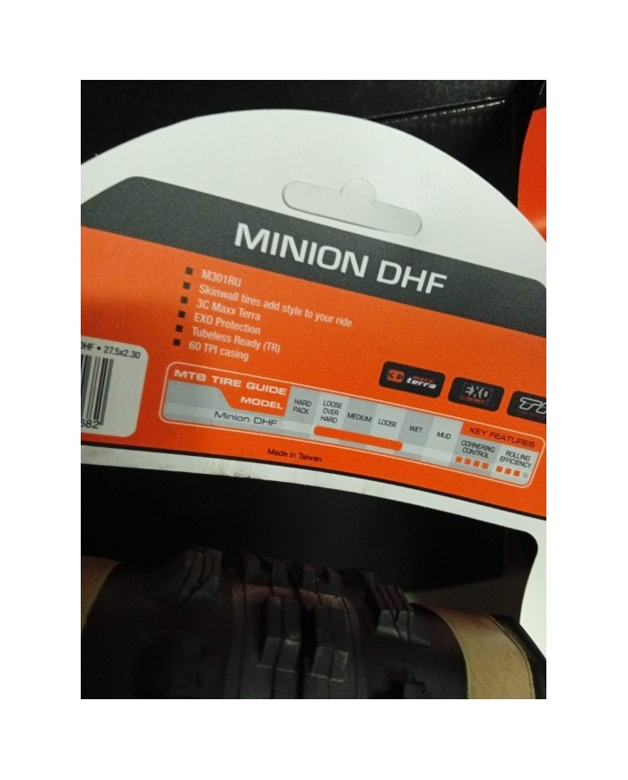 Coppia copertoni MTB 27,5x2,30 maxxis Minion dhf exo tubeless skinwall 3c maxterra 60tpi