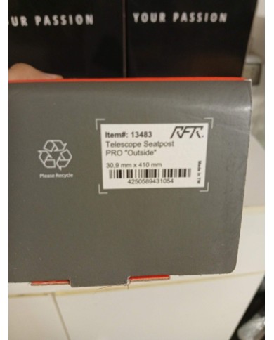 Reggisella Telescopico MTB Diam 30.9 Cavo Esterno Al Telaio Escurs 125mm