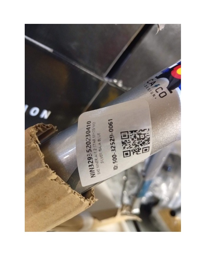 Telaio MTB 29 nuovo tg M per ciclisti 170-180cm niner air9 2 star in alluminio Niner Hydroformed and Welded 6061-T6 Aluminu