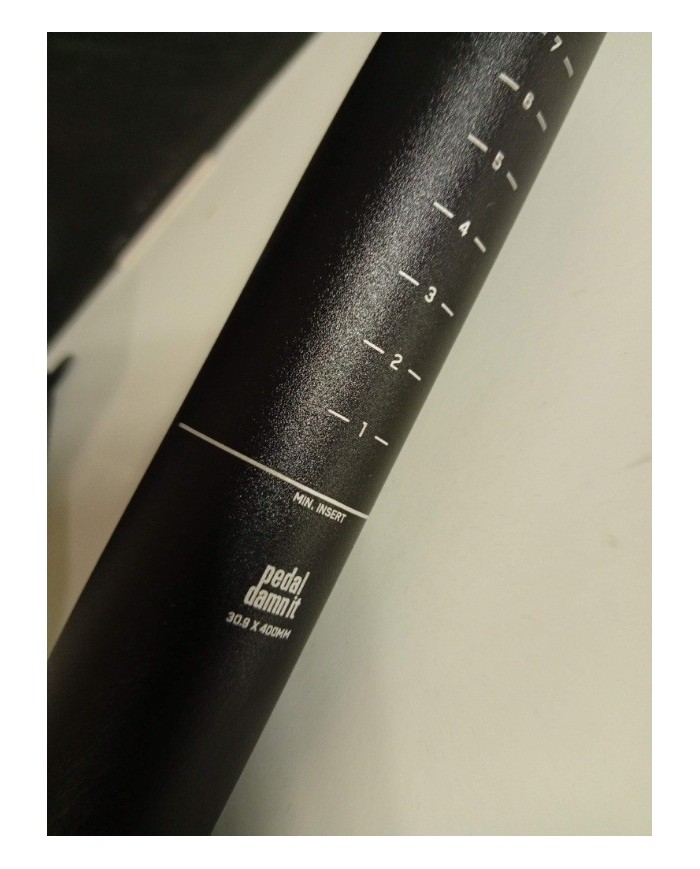 Reggisella mtb 30.9 marca niner in alluminio lungh 400mm