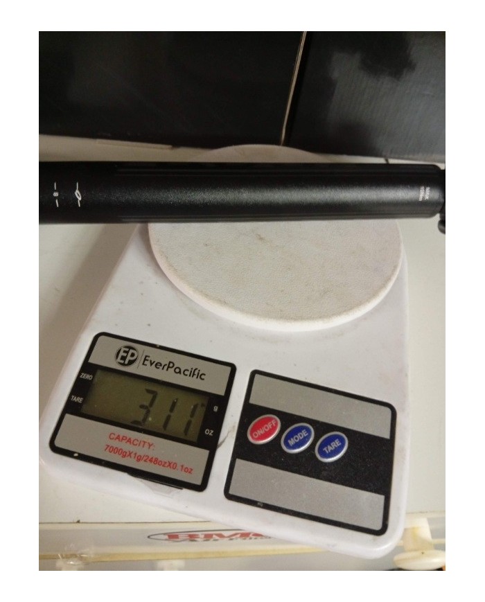 Reggisella mtb 30.9 marca niner in alluminio lungh 400mm