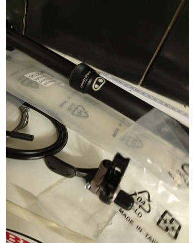 Reggisella telescopico mtb 27,2mm escurs 100mm crankbrothers XC con remoto a sinistra