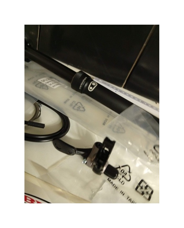 Reggisella telescopico mtb 27,2mm escurs 100mm crankbrothers XC con remoto a sinistra