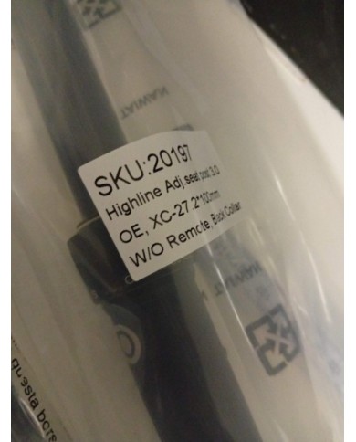 Reggisella telescopico mtb 27,2mm escurs 100mm crankbrothers XC con remoto a sinistra