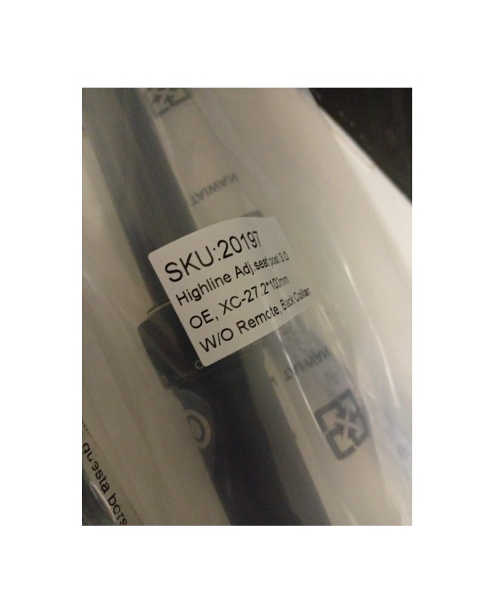 Reggisella telescopico mtb 27,2mm escurs 100mm crankbrothers XC con remoto a sinistra