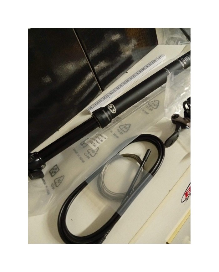 Reggisella telescopico mtb 27,2mm escurs 100mm crankbrothers XC con remoto a sinistra