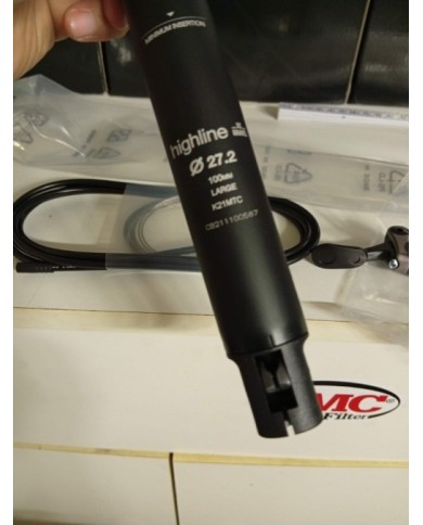 Reggisella telescopico mtb 27,2mm escurs 100mm crankbrothers XC con remoto a sinistra