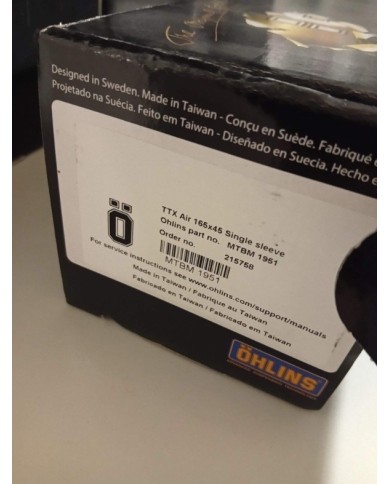 Ammortizzatore Ohlins TTX1Air Universal Trunnion 165x45mm