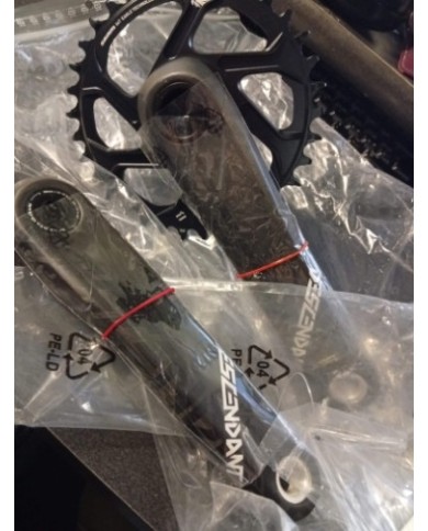 Guarnitura MTB SRAM descendant carbon perno GPX 24mm pedivelle 170mm corona 34t boost offset 3mm