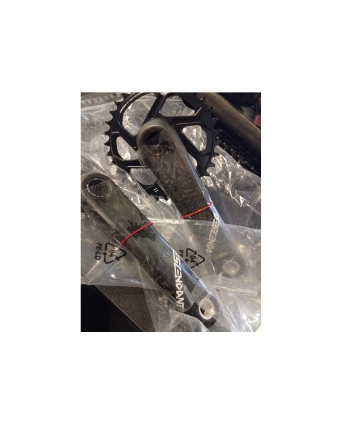 Guarnitura MTB SRAM descendant carbon perno GPX 24mm pedivelle 170mm corona 34t boost offset 3mm