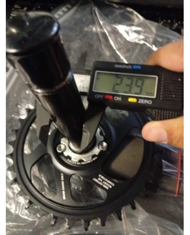 Guarnitura MTB SRAM descendant carbon perno GPX 24mm pedivelle 170mm corona 34t boost offset 3mm