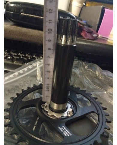 Guarnitura MTB SRAM descendant carbon perno GPX 24mm pedivelle 170mm corona 34t boost offset 3mm