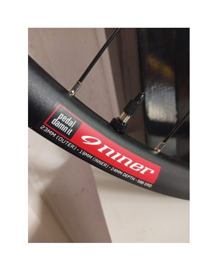 Coppia ruote Gravel niner 700c cx 12x100 12x142