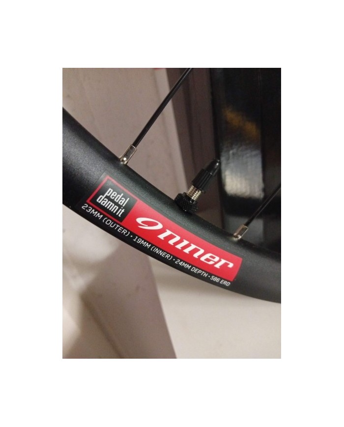 Coppia ruote Gravel niner 700c cx 12x100 12x142