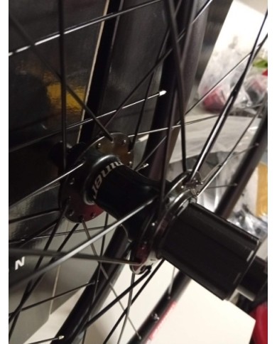 Coppia ruote Gravel niner 700c cx 12x100 12x142