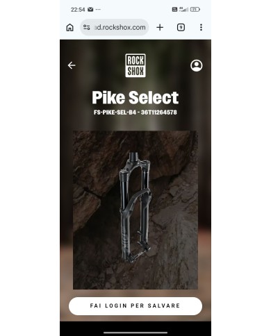 Forcella MTB nuova canotto 25cm mai tagliato , rockshox pike select 130mm boost 29 15x110