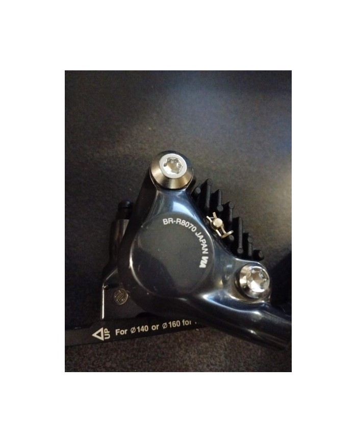 Coppia pinze freno a disco per bici da corsa nuove , pastiglie nuove , Shimano Ultegra br-r8070