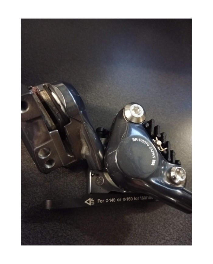 Coppia pinze freno a disco per bici da corsa nuove , pastiglie nuove , Shimano Ultegra br-r8070