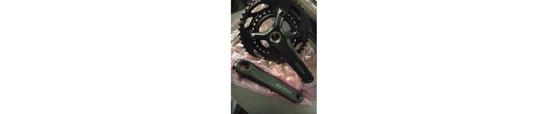 Guarnitura Shimano gravel 2x11 vel 46-30t, RX600-11 / 10-speed, 46-30-dente 172,5mm
